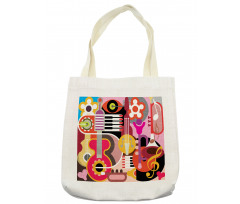 Music Instruments Tote Bag