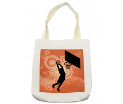 Basketball Dunk Athlete Tote Bag