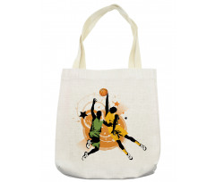 Basketball Players Art Tote Bag