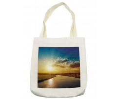 Dreamy Sunset on River Tote Bag