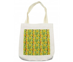 Narcissus Flower Ornate Tote Bag