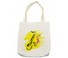 Jazz Saxophone Tote Bag