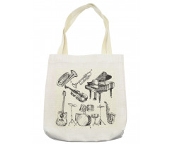 Musical Instruments Tote Bag