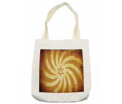 Grunge Star Sunrays Tote Bag