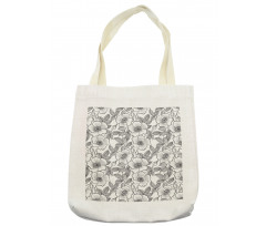 Budding Blossoming Flowers Tote Bag