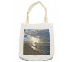 Sailing Shipt Sunset Tote Bag