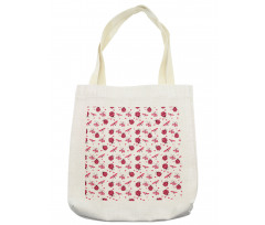 Dragonfly Ladybugs Hearts Tote Bag