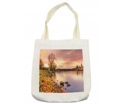 Prague Riverside Autumn Tote Bag