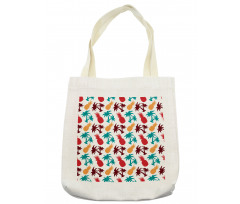 Palm Trees Island Tote Bag