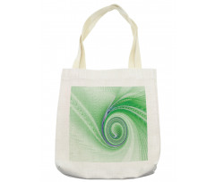 Abstract Fractal Spirals Tote Bag