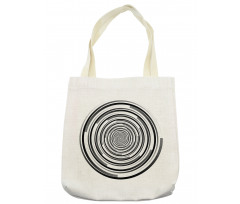 Abstract Art Spirals Tote Bag