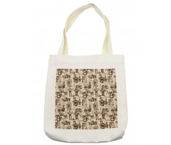 Sketch Fun Clown Magician Tote Bag