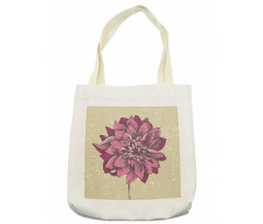 Dahlia Flower Bohemian Tote Bag