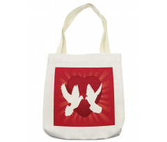 Doves Peace Symbol Romantic Tote Bag