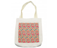 Colorful Hearts Motifs Art Tote Bag