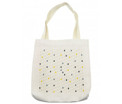 Polka Dots Geometric Tote Bag