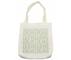 Floral Fresh Plants Tote Bag