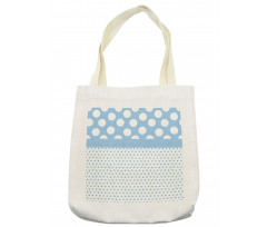 Baby Blue Polka Dots Tote Bag