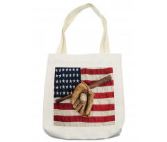 Grunge Baseball Tote Bag