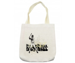 Baseball Grunge Batting Tote Bag