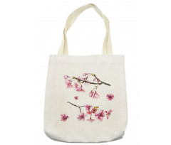 Watercolor Art Flower Tote Bag