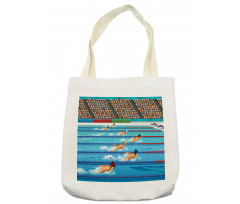 Olympics Swimming Race Tote Bag