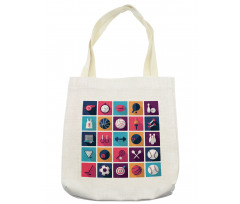 Bowling Collage Tote Bag