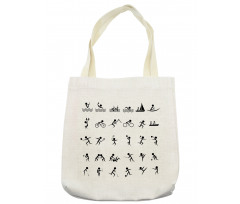 Summer Sports Box Tote Bag