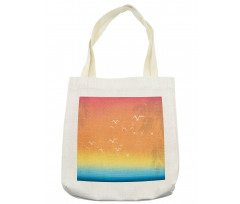 Seagull Palm Trees Sun Tote Bag