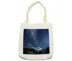 Starry Blue Night Cosmos Tote Bag