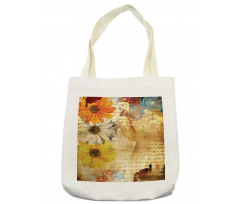 Flowers and Poetry Art Tote Bag