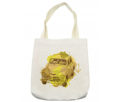 Retro Car Splash Tote Bag