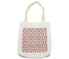 Vintage Inspired Tulips Tote Bag