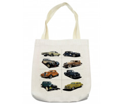 Collage of Fifties Car Tote Bag