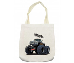 Monster Truck Pirate Tote Bag