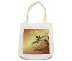 Bamboo Motifs Tote Bag