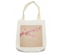 Pink Cherry Blossoms Tote Bag