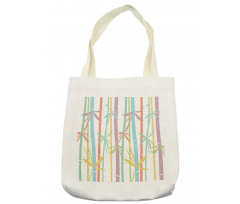 Colorful Bamboo Tree Tote Bag