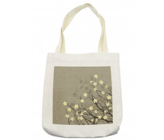 Retro Floral Tote Bag