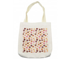 Colorful Yummy Donuts Tote Bag