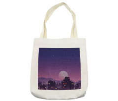 Moon Starry Night Sky Tote Bag