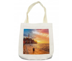 Sunset Seashore Coast Tote Bag