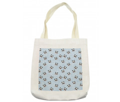 Funny Cartoon Panda Baby Tote Bag