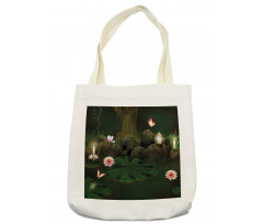 Mystic Forest with Candle Tote Bag