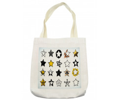 Punk Shapes and Designs Tote Bag