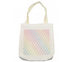 Stars in Rainbow Colors Tote Bag