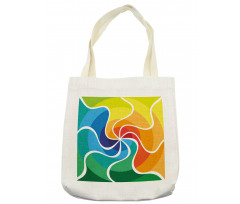 Rainbow Spiral Tote Bag