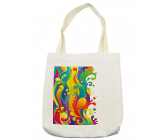 Rainbow Splash Tote Bag