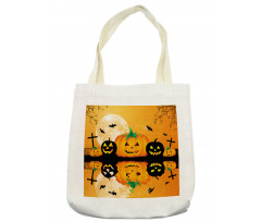 Scary Pumpkin Tote Bag