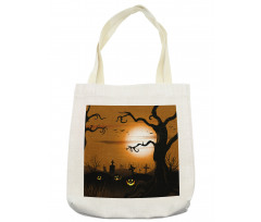 Scary Cemetery Tote Bag